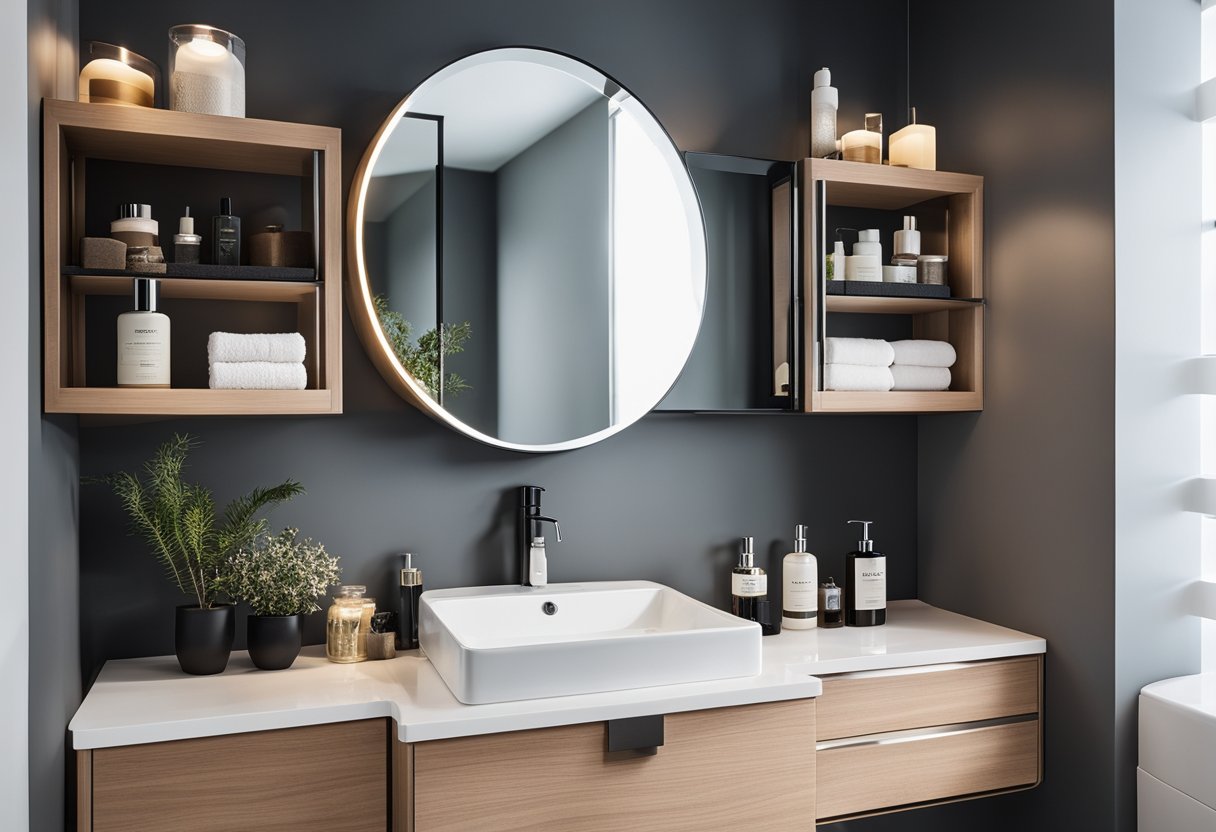 Small-Bathroom Vanity Ideas: Solving Storage Problems