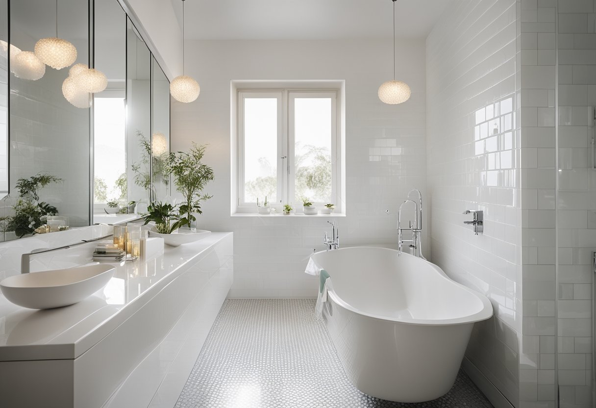 White Bathroom Ideas for a Sparkling Space: Tips and Tricks for a Clean and Bright Look