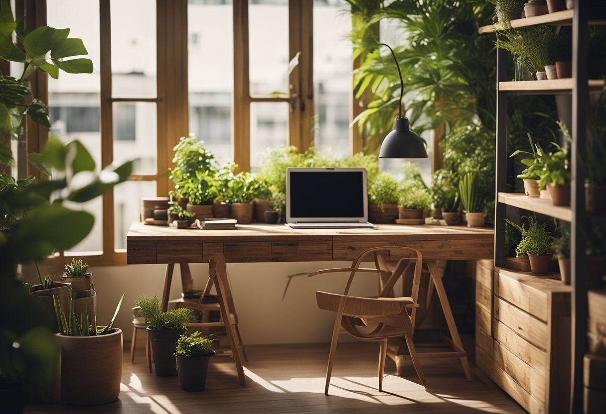 Eco-Friendly Home Office Decor: Sustainable Choices