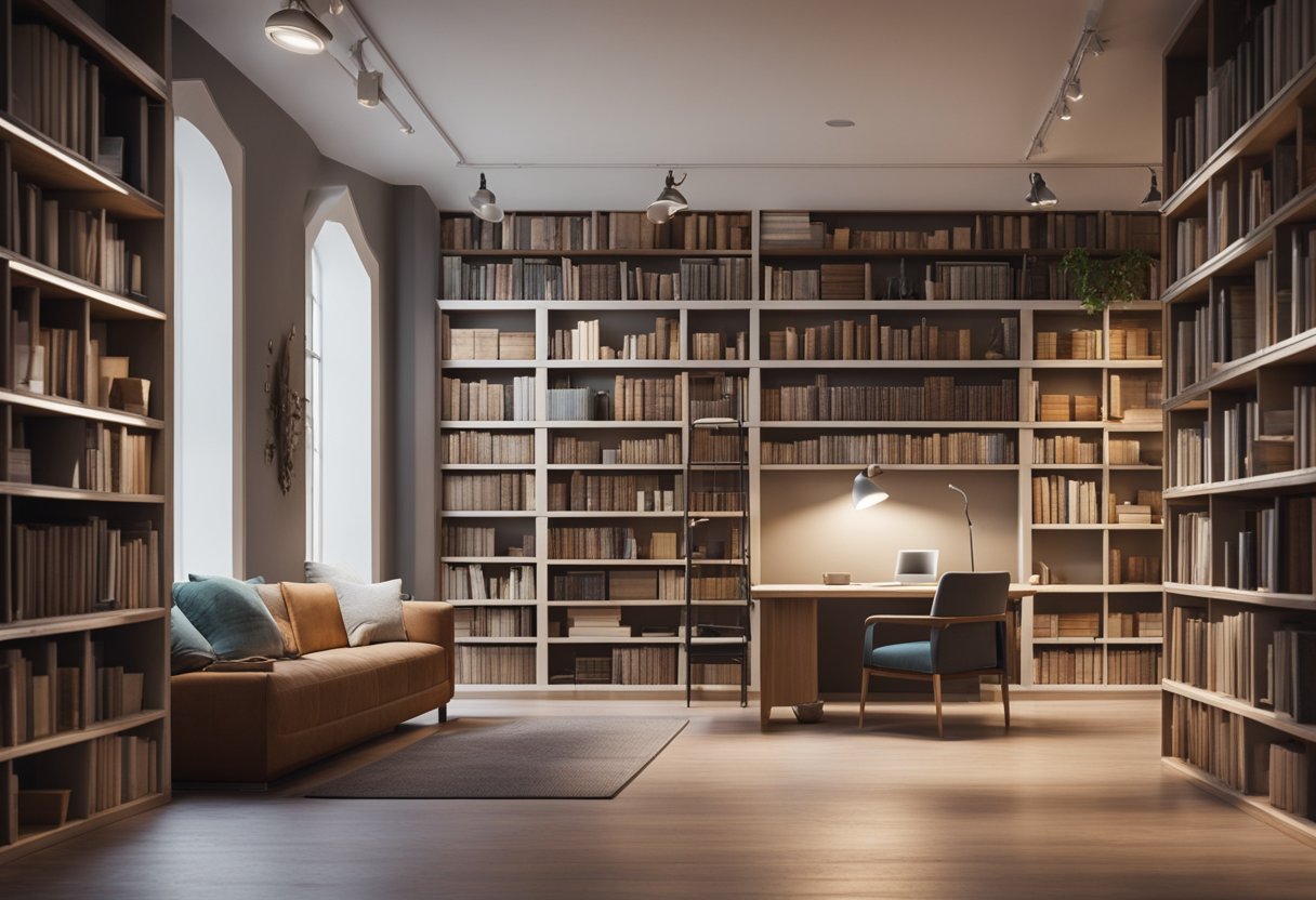 Unused Spaces into Home Libraries