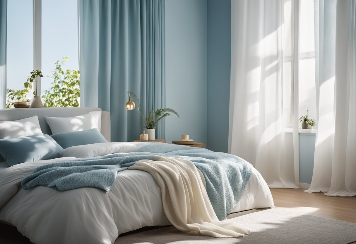 Soft Blue and White Bedroom Color Schemes: Creating a Serene and Inviting Space